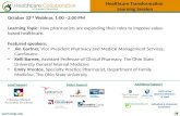October 22nd Healthcare Transformation Learning Session