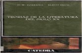Teorías de la literatura del siglo XX. LITERATURA. LINGUISTICA