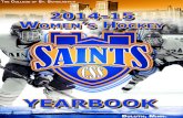 2014-15 St. Scholastica Women's Hockey Yearbook