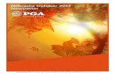 Nebraska PGA October 2014 Newsletter