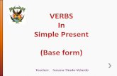 Verbs with pictures (Base form) English
