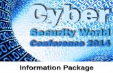 Cyber security world conference 2014 information package