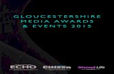 Gloucestershire Media Awards and Events 2015