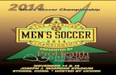 2014 Men's Soccer Championship Program