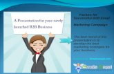 Factors for successful b2b email marketing campaign