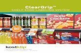 ClearGrip™ Shelf Edge Labeling System