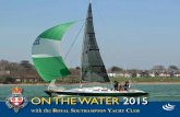 Royal Southampton Yacht Club brochure - On the Water 2015