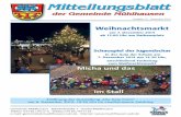 Dezember 2014 - Mitteilungsblatt Mühlhausen
