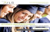 AILS - Brochure Etudes Universitaires 2015