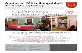 Dezember 2014 - Amts- und Mitteilungsblatt dse Marktes Kipfenberg
