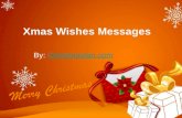 Messages and wishes for Christmas