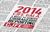 Notebook | 2014 CJFE Gala: A Night to Honour Courageous Reporting