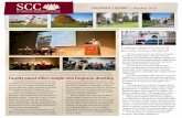 SCC Monthly President's Report, Oct. 2014