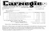 January 15, 1999, carnegie newsletter