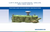 WABCO - Lift Axle Control Valv e 463 084 000 0