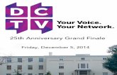 25th Anniversary of DCTV - Program