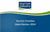 Tourism Priorities - 2014 Tasmanian State Election