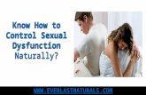 How to Control Premature Ejaculation