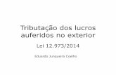 Eduardo Junqueira_CA_Direito Tributário_Alterações no Direito Tributário  lei nº 12.97314_BH_03 12 1