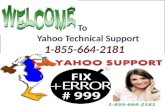 1-855-664-2181 Contact Yahoo Technical Support