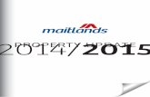 Maitlands Property Update 2014 - 2015