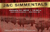 J&C Simmentals 20th Annual Bull Sale 2015