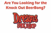 Knock out beer bong dream smoke shop