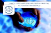 Máster en estudios europeos: política europea y relaciones internacionales