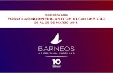 Presentación Foro Latinoamericano de Alcaldes C40 - Buenos Aires 2015