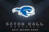2015 Seton Hall Baseball Record Book