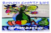 Boulder County Kids Spring 2015