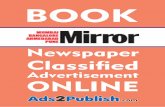 Mirror Classified Ad Booking Online