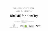 Arch. Chiara Tonelli: Solar decathlon 2014