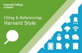 Imperial College London Citing & Referencing Guide: Harvard Style
