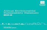 Annual Environmental Sustainability Statement 2013/14
