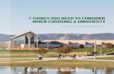 7 Things To Consider When Choosing A University