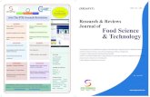 Research & reviews a journal of immunology(vol4, issue1)