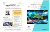 Journal of modern chemistry & chemical technology (vol5, issue1)