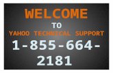 Yahoo Technical Support Number 1-855-664-2181