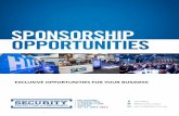 Security 2015 Sponsorship Opportunities Brochure