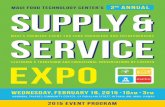 2nd Annual Supply & Service Expo program