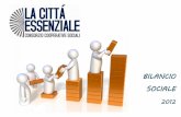 Bilancio Sociale 2012 - Consorzio La Città Essenziale
