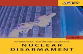 IPS 2014 International Achievement Award for Nuclear Disarmament