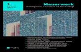 Mauerwerk 01/2015 free sample copy (short)