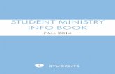 Student Ministry Info Book (Fall 2014)