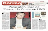 Fernando Cueto presenta libro en la UNS