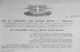 1875 D. Ricardo Miguez y Carrasco, Arcediano... al venerable clero y fieles de la misma...