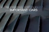 Professional portfolio for important cars