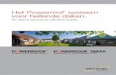 Het Powerroof systeem voor hellende daken, Recticel