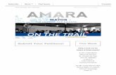 Newsletter: On the trail with Amara